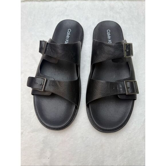 Man\'s Sandals Calvin Klein 11 Leather Shoes main image 4